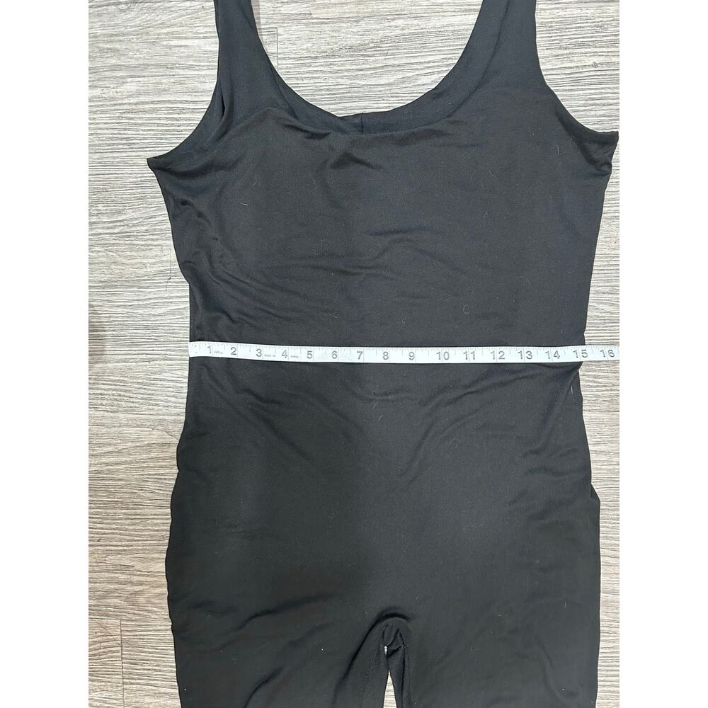 Bumpsuit Black Tank Unitard Jumpsuit Full Length Bodysuit Size XL Activewear - Picture 4 of 6